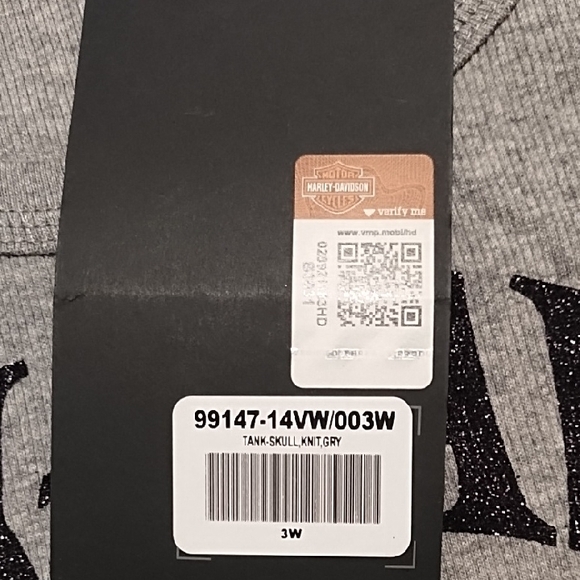 NWT Harley-Davidson Gray MotorClothes Tank Top - Picture 3 of 5